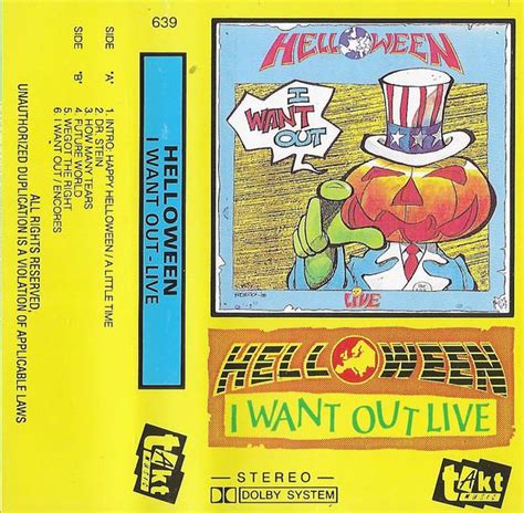 Helloween - I Want Out Live - Reviews - Encyclopaedia Metallum