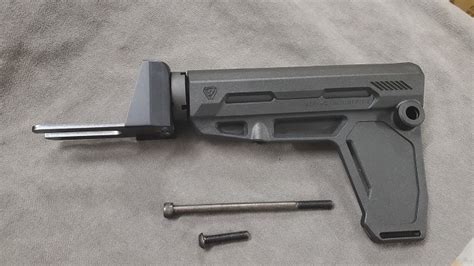 The Original 7.62x39mm Hellpup. I’ll cover the 7.62x39mm Hellpup first, but be advised almost all the specs are identical for the 5.56 model. For this pistol version of perhaps the world’s most successful rifle, the Hellpup deletes the stock, leaving the rear of the receiver blank, and shortens the barrel from the standard 415mm (16.3-inches) to 298mm (11.73-inches).. 
