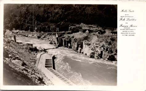 Hells Gate Fish Ladders Postcard eBay