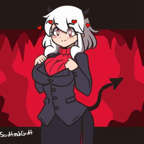 Zdrada, like most of the Helltaker cast, is depicted as a short demon girl with pale skin, red irises, a black arrow-tipped tail, and silvery-white hair. . Helltakerhentai