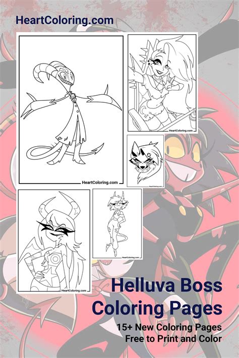 Helluva Boss Coloring Book
