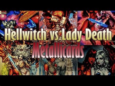 Hellwitch vs. Lady Death: Wargasm - Cuddle Metallicard