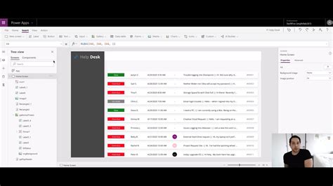 Help Desk Power App PART 1 YouTube