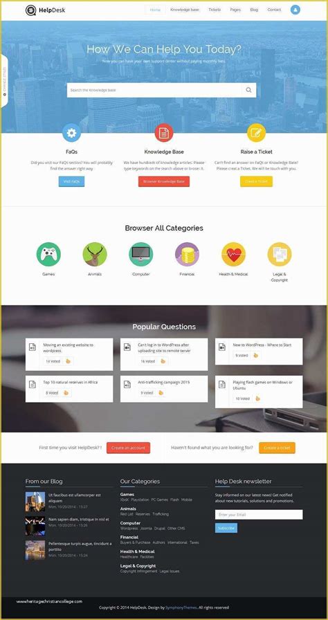 Help Desk Website Template Free Download Of Helpdesk Responsive Drupal Support Ticket