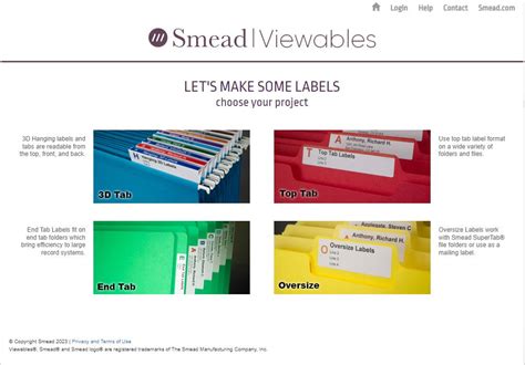 Help Smead Color Viewables