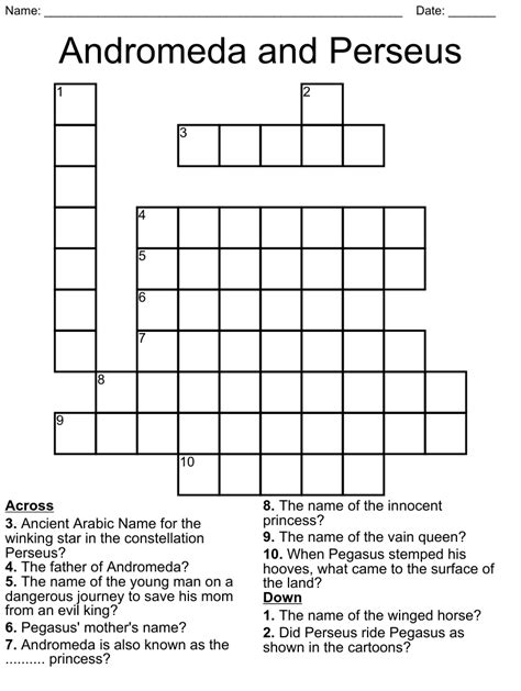 Answers for HELPER OF PERSEUS crossword clue. Search for crossword clues ⏩ 2, 3, 4, 5, 6, 7, 8, 9, 10, 11, 12, 13, 14, 15, 16, 17, 22 Letters. Solve crossword clues .... 
