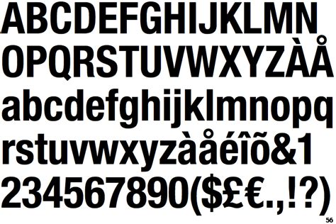 Helvetica Neue Condensed Bold Font - UpFonts