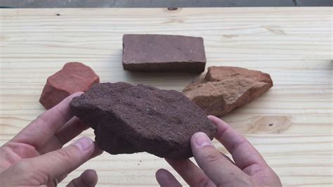 Natural hematitic sandstone samples show abnormal electrical behaviour. Mixture laws such as Maxwell- Wagner and Bruggeman laws can not describe these abnormal electrical behaviour.. 