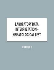 Hematological Tests.ppt - Hematological Tests... - Course Hero