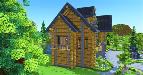 Hemlock Log Cabin 3D Guide & Download Charliecustard Build