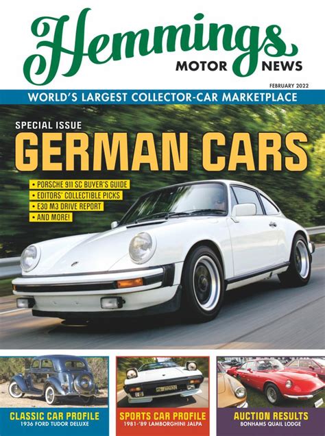 Hemmings Motor News Magazine