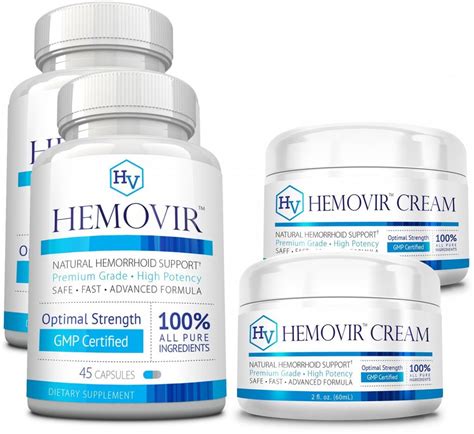 Find helpful customer reviews and review ratings for Approved Science Hemovir - Hemorrhoid Capsules and Cream - Dual-Action Stops Itching and Optimizes Blood Flow …. 