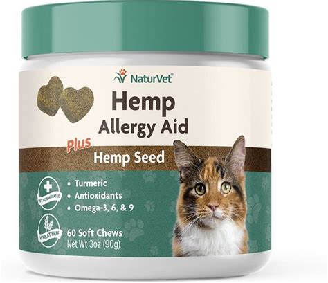 Hemp Allergy Aid Cat Soft Chews - NaturVet®