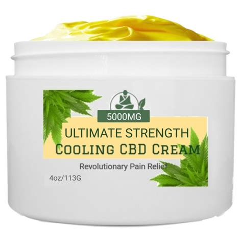 Hemp Cream Cooling Balm - 500MG CBD Per 100ML - The Green …