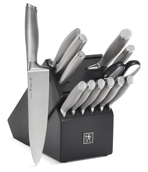 Henckels Stainless Steel Modernist Knife Block Set, Ergonomic …