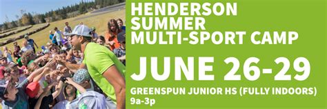 Henderson Summer Camps - Just Kids Skills Camps