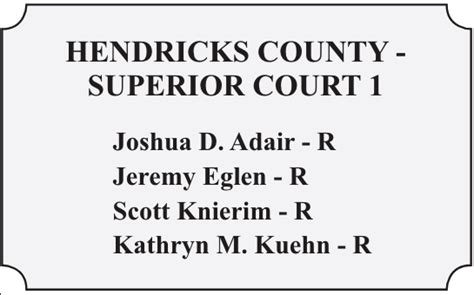Hendricks county superior court 4.  Miscellaneous.  The official website of Hendricks...