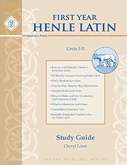 Henle latin i study guide units i ii latin edition. - Data structures and algorithms in java 6th edition solution manual.
