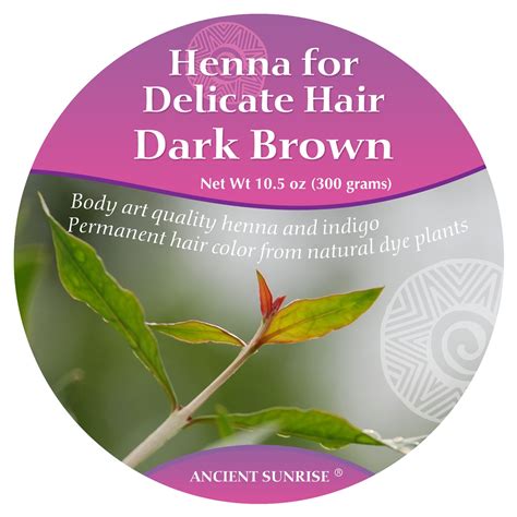 Henna for Delicate Hair: Dark Brown - Mehandi.com