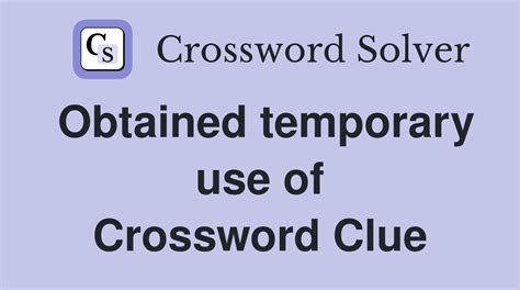 Recent usage in crossword puzzles: Pat Sajak Code Letter - Jan. 1, 2016; Universal Crossword - Sept. 24, 2015; USA Today - July 4, 2014; Universal Crossword - Feb. 8, 2010. 