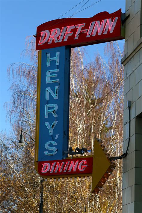 Dive into the menu of Henry's at the Drift Inn 