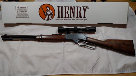 American made Henry rifles are classic in design with modern-day high performance. Shop the selection of Henry Repeating Arms at Omaha Outdoors. ... Henry 30-30 Brass Round Barrel (Save up to 21%) Price $923.65. 1 Review. H024-3030. Henry Arms. Henry Golden Boy 22LR $617.00 (Save up to 6%) Price $578.00. 2 Reviews. H004.. 