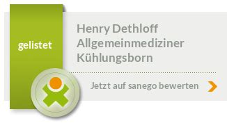 Henry Dethloff - Allgemeinmediziner (Hausarzt) Kühlungsborn