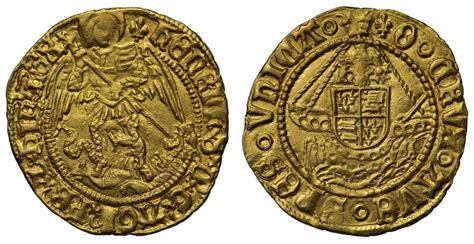 Henry VIII Half Angel 3rd coinage European Coins