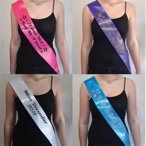 Hens Night Sashes - Personalised Sashes Australia