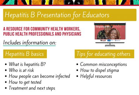 Hepatitis B Training Presentation for Health Workers