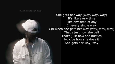 Her way lyrics. Jun 18, 2021 · No GPS, I bet I find a way (I bet I find a way, I got this shit up out the—) [Chorus: H.E.R.] Yeah. Got this shit up out the mud, still grindin' like I'm tryna get my weight up (Weight up) Went ... 