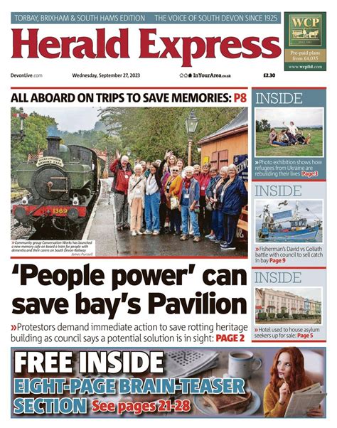 Herald express torquay obituaries.  In Memoriams Sort by Search Torquay Herald Expr...