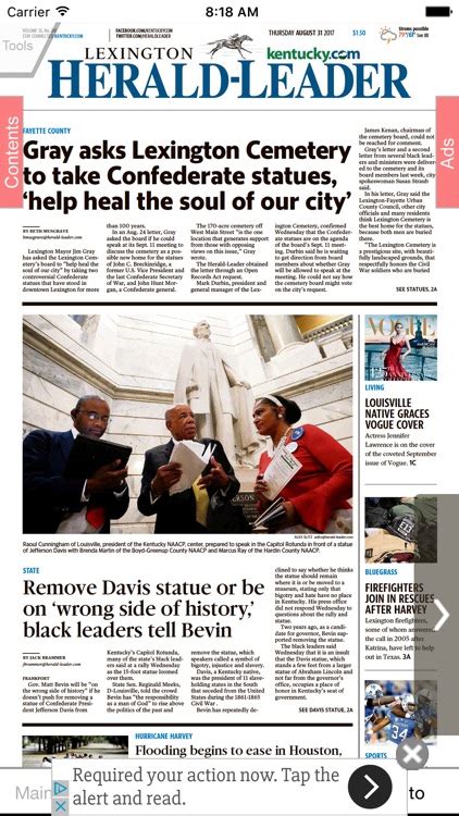 Herald leader e edition. e-Edition, and home delivery Subscribe. Latest e-Edition ... The Leader Herald 53 Church Street Gloversville, NY 12078 Phone: 518-725-8616. Contact Us Form; Facebook; Twitter; Subscriptions 