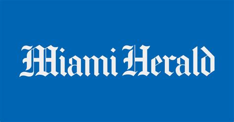 Herald miami. Nov 8, 2023 · Miami’s District 1 runoff election is a rematch amid scandal and legal battles. November 16, 2023, 7:38 PM. North Miami - NMB ... Miami Herald App View Newsletters Subscriptions 