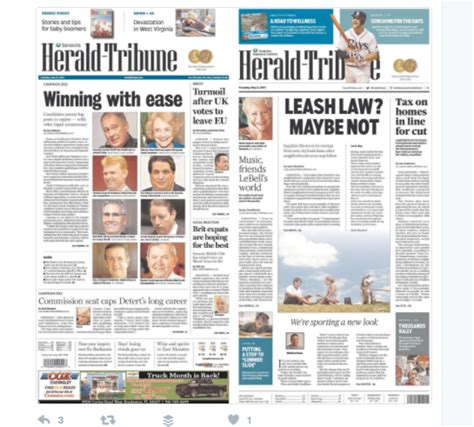 Herald tribune sarasota newspaper. Specialties: The Sarasota Herald-Tribune was founded in 1925. Today, nearly 90 years later, our company has transformed from a newspaper to a diversified media company known as the Herald-Tribune Media Group. 