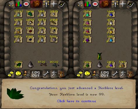 Herb calc osrs. Casting Degrime cleans all grimy herbs in a player's inventory, providing that the player has the required Herblore level to clean them normally. However, only half the Herblore experience is gained for cleaning herbs via the Degrime spell. For example, casting Degrime with grimy toadflax will only grant 4 Herblore experience per herb rather ... 