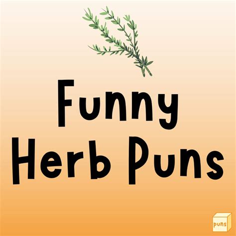 Herb puns. 