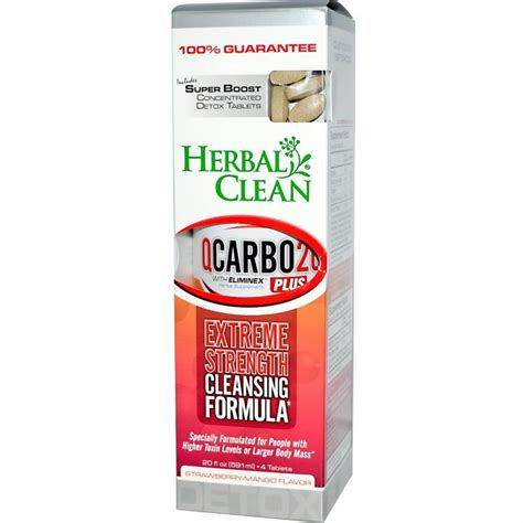 herbalclean.com 1-800-943-3869 DRINKING INSTRUCTIONS (Para recibir instrucciones en español, enviar QCARB16 por mensaje de texto al 411669) • Shake well and drink the entire contents of this bottle. •Refill bottle with water and drink at a comfortable yet consistent pace. If you desire, drinking additional water can be helpful.