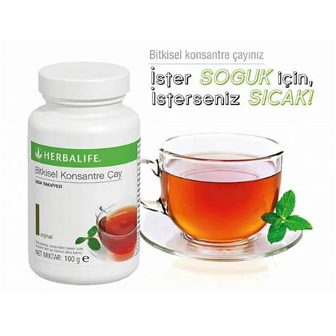 Herbalife bitkisel konsantre çay kullanımı