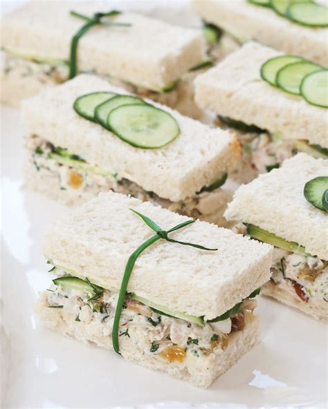 Herbed Chicken Salad Tea Sandwiches - Southern Lady