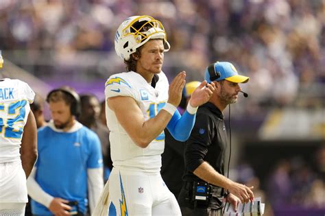 Herbert, Chargers keep Vikings winless, pulling out a 28-24 victory sealed by late pick in end zone
