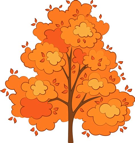 Herbstbaum clipart. Kostenloser Download. Creazilla