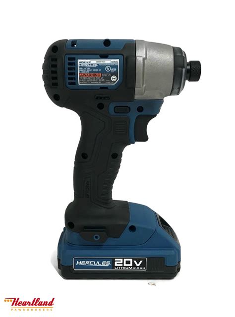 Hercules 20v 1/4" Hex Compact Impact Driver - HC81K1! Good