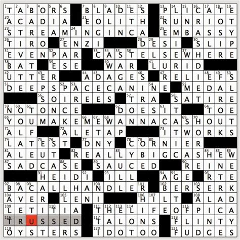 Below are possible answers for the crossword c