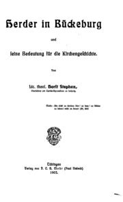 Herder in bückeburg und seine bedeutung für die kirchengeschichte. - Www tndte eci subject lab manual.