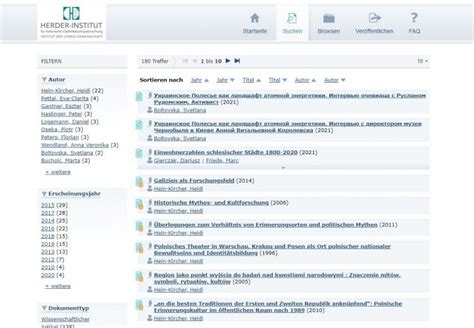 Herder-Institut Publication server Home
