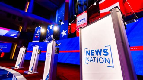 Here's an early look at the NewsNation debate stage for Wednesday night 