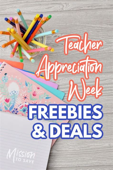 Here's how teachers can get freebies and discounts for Teacher Appreciation Week