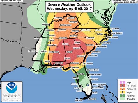 Here's what areas are in an enhanced risk for severe storms Wednesday