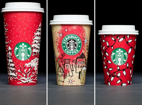 Here’s what this year’s Starbucks holiday cups look like